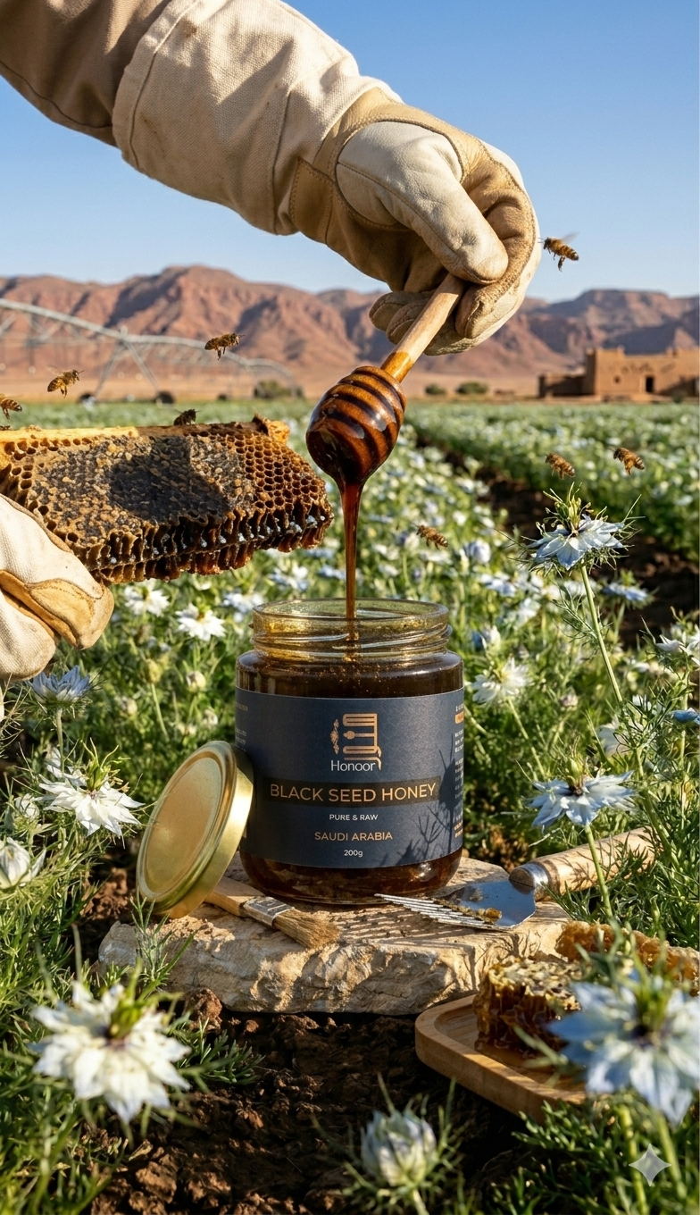 Grade A+ Rare Qaseem Black Seed Honey (Not Infused)
