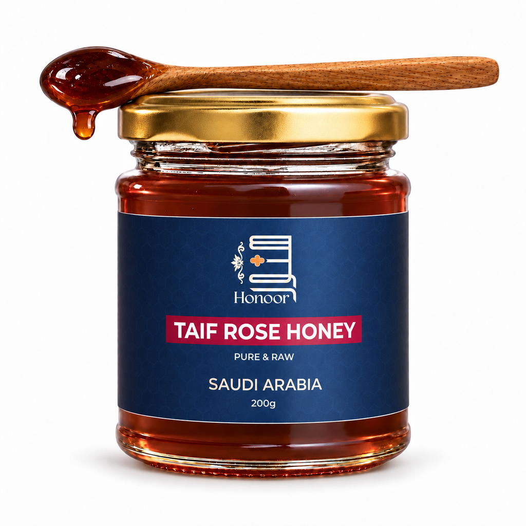 Ta’ifi Rose Honey is harvested in the mountains of Al-Shifa and Al-Hada