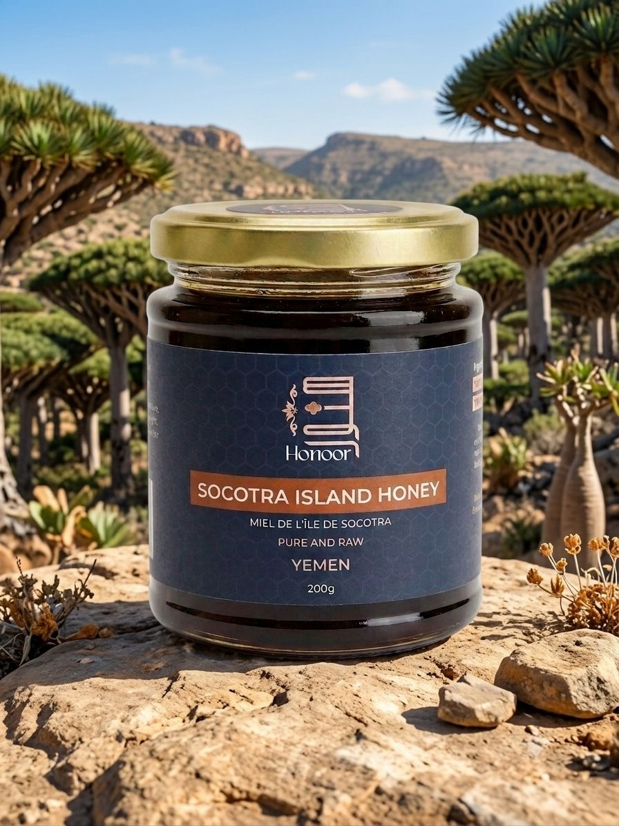 Rare Grade A+ Socotra Island Yemeni Wild Honey