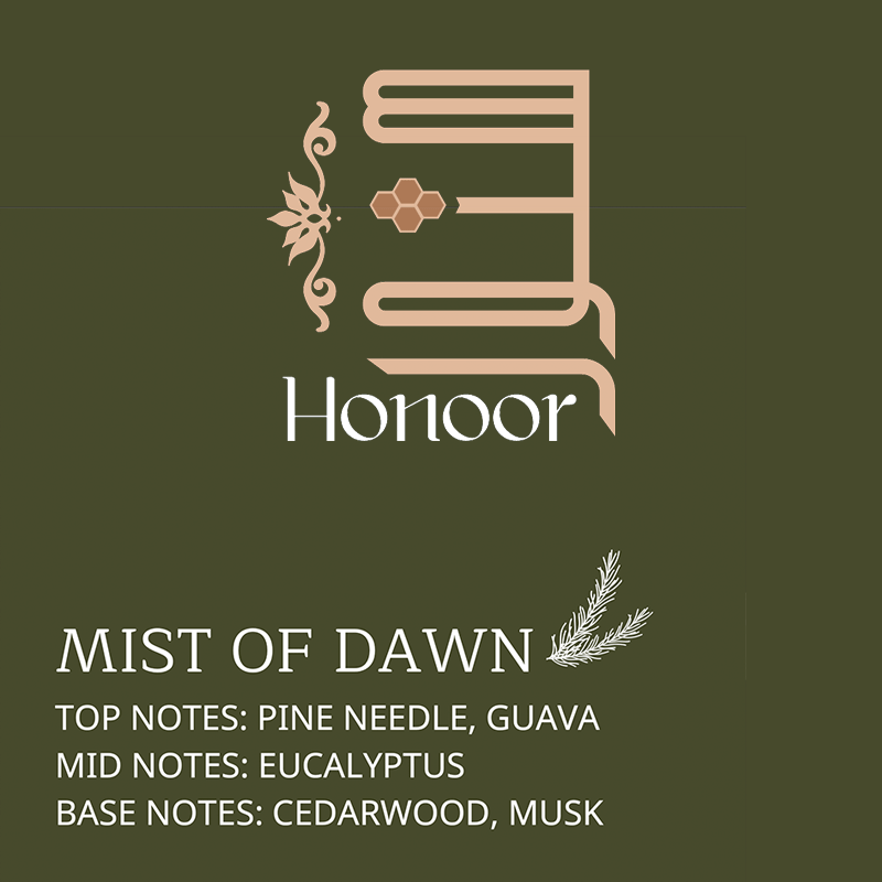 Honor brand logo with product details on a green background

