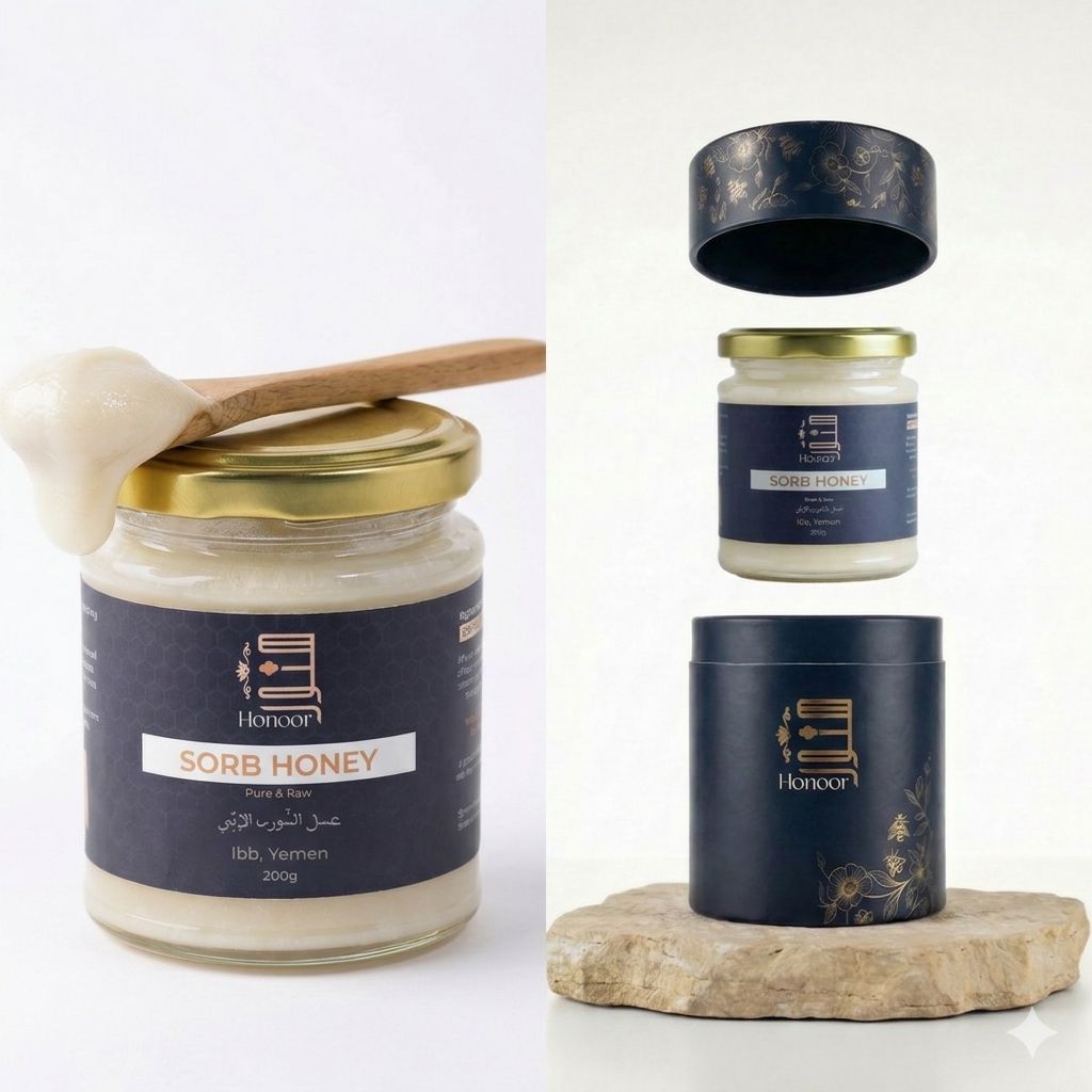 Al-Oud Sorb White / Light Golden Yemeni Honey (Ibb Province) "White Oud Honey"